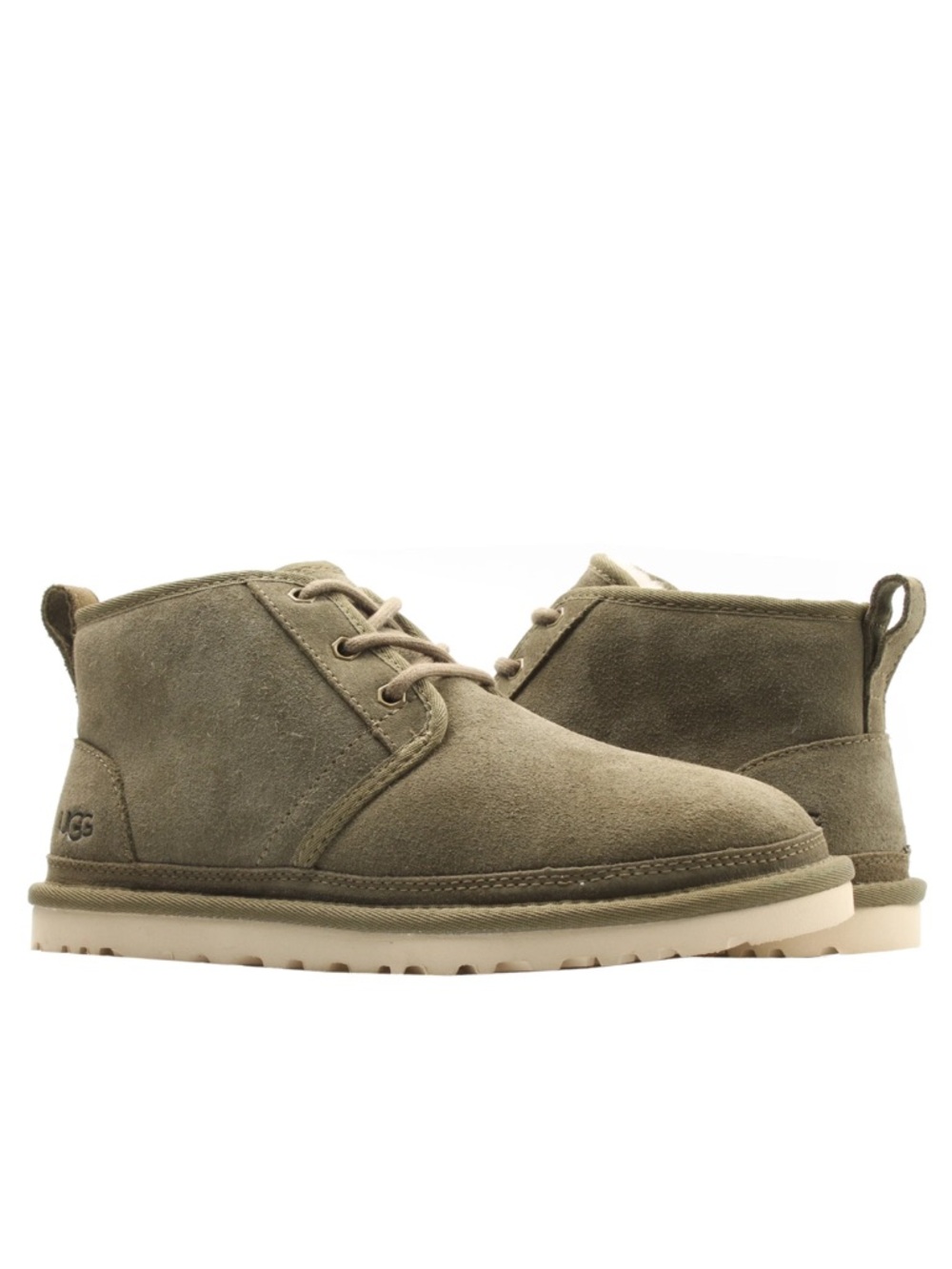 UGG Australia Neumel Moss Green Men's Boot 3236-MSG fur lined size 10
